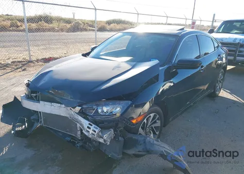 2018 Honda Civic Ex from USA, damaged, VIN 2HGFC2F7XJH546062
